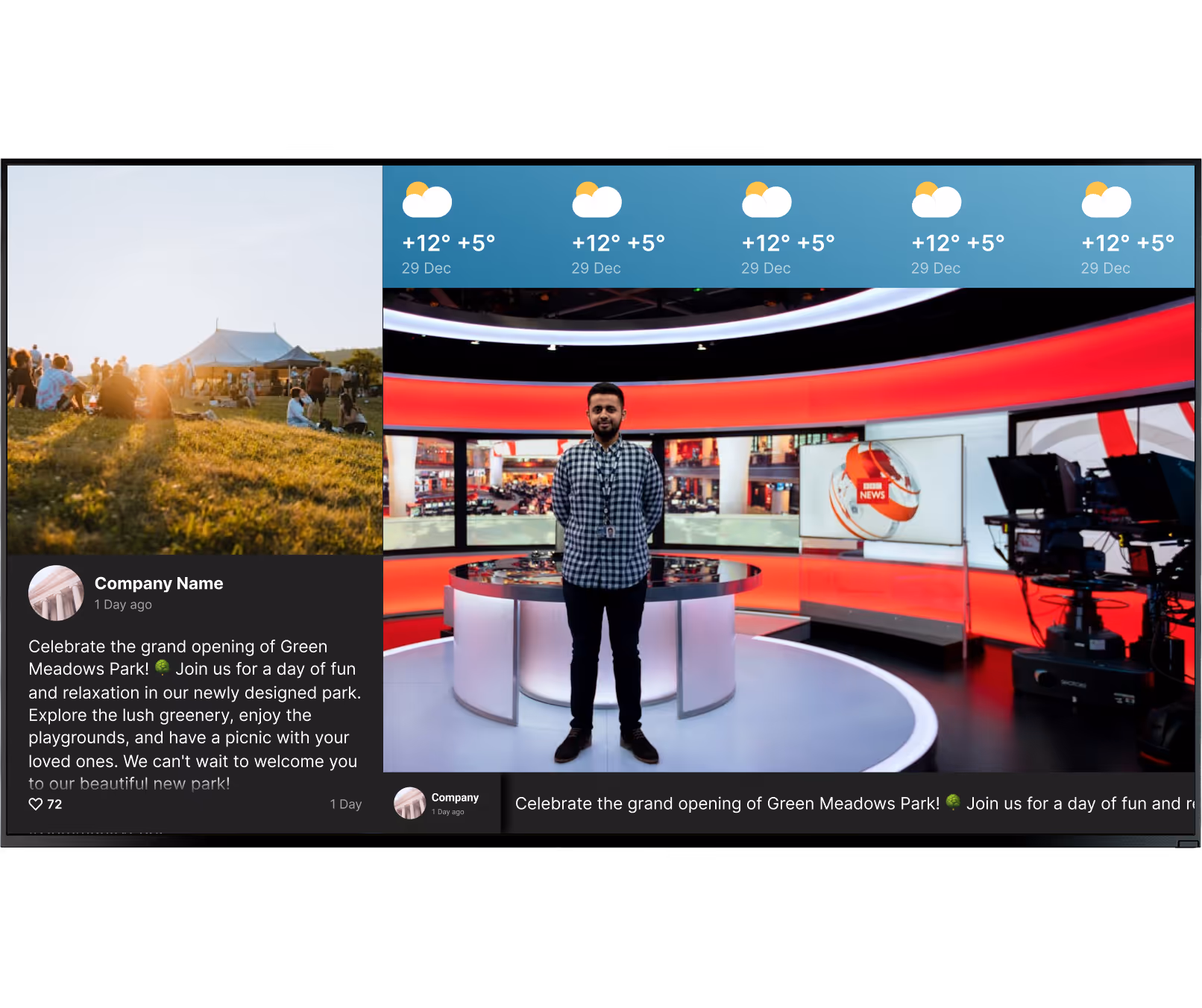 Screen Layouts TV